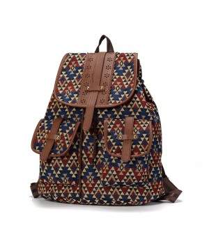 Boho Leather Backpack