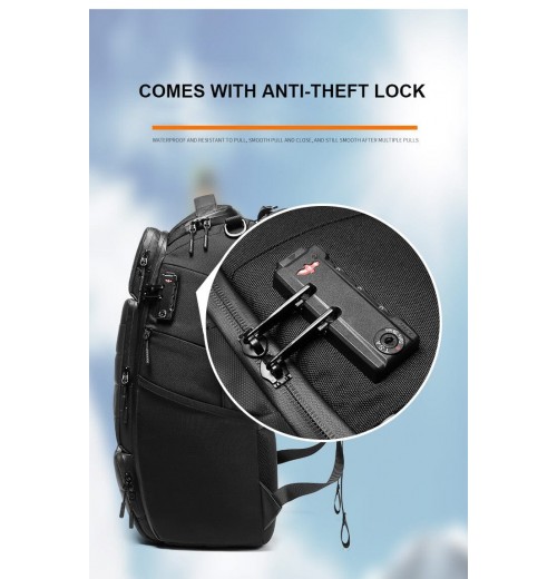 Anti-theft Backpack With 3-digit Lock