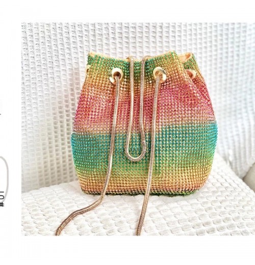 Rhinestone Bucket Bag