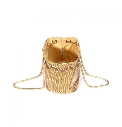 Rhinestone Bucket Bag