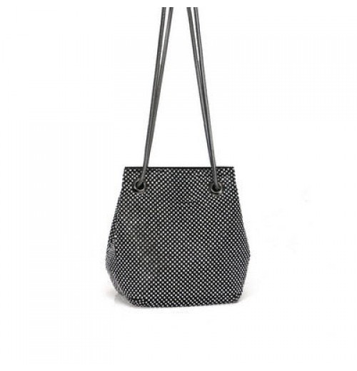 Rhinestone Bucket Bag