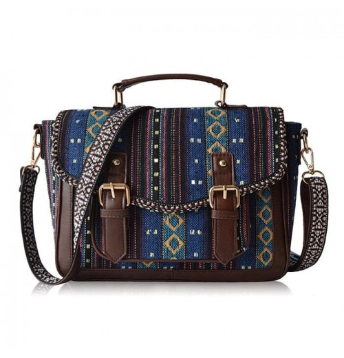 Boho Leather Crossbody Bag