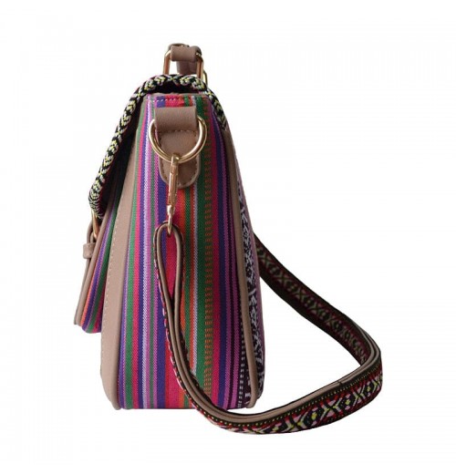 Boho Leather Crossbody Bag