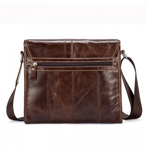 11 Inch Leather Messenger Bag