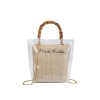 Transparent Straw Bag