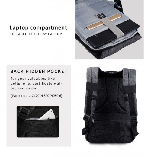 Backpack With Secret Pockets