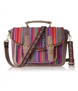 Boho Leather Crossbody Bag