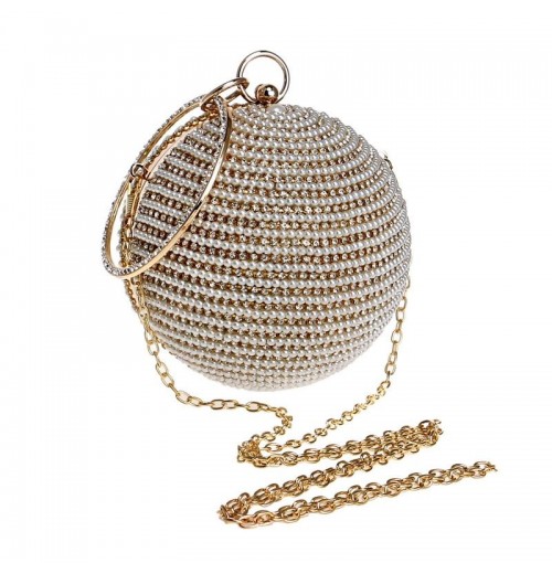 Rhinestone Ball Purse