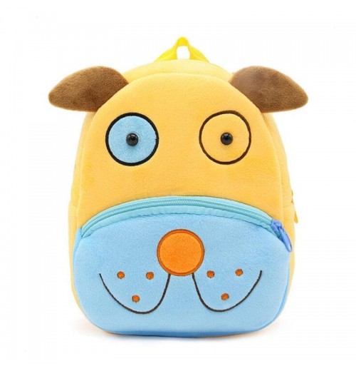 Plush Dog Backpack