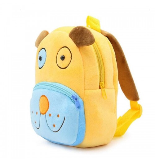 Plush Dog Backpack