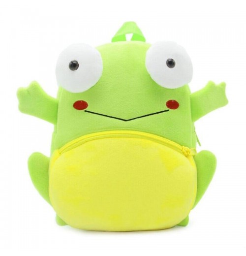 Plush Frog Backpack