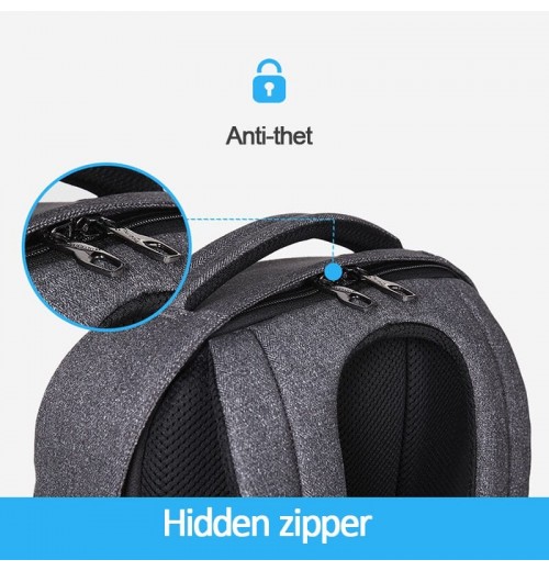 Backpack With Secret Pockets