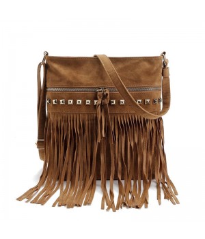 Boho Leather Fringe Purse