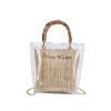 Transparent Straw Bag