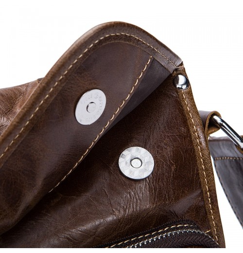 11 Inch Leather Messenger Bag