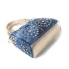 Denim Purse With Rhinestones