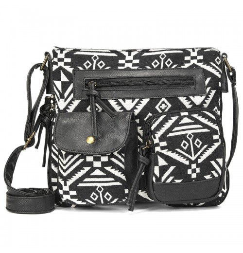 Bohemian Black Tote Purse