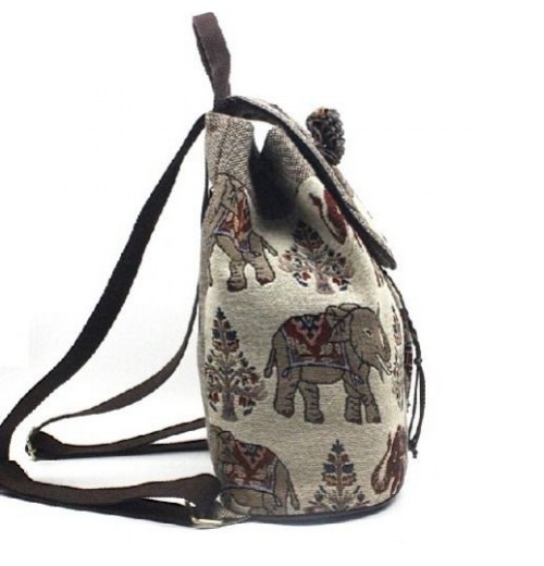 Bohemian Extra Large Canvas Backpack