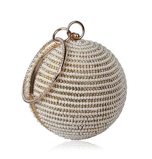 Rhinestone Ball Purse