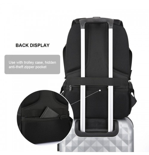 Backpack With Locking Zippers