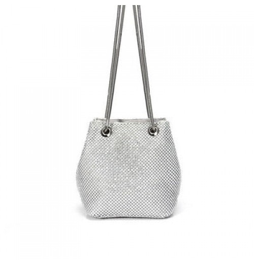 Rhinestone Bucket Bag