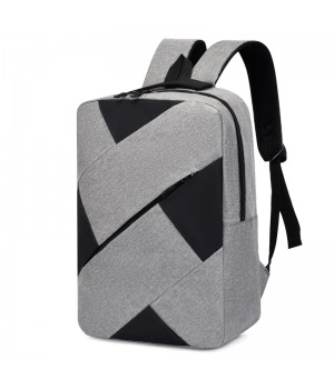 USB Charger Grey Backpack