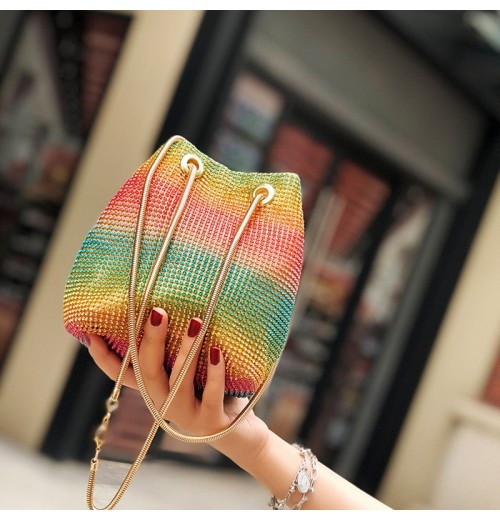 Colorful Rhinestone Purse