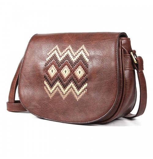 Bohemian Leather Purse