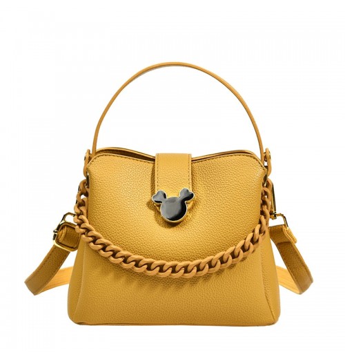 Bucket Bag With Chain Handle