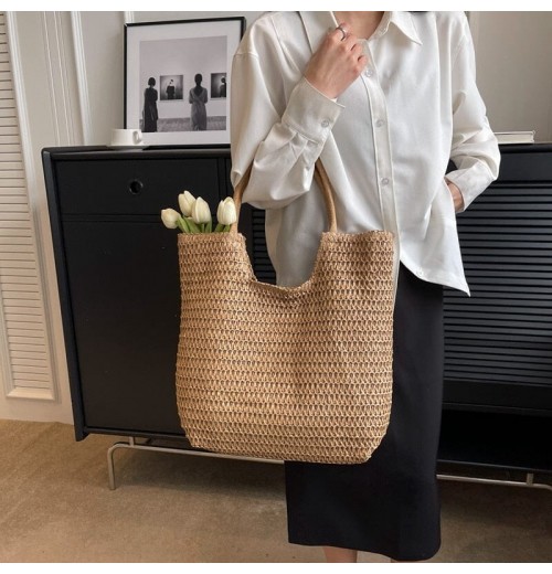 Straw Market Bag