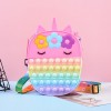 Rainbow Unicorn Pop it Purse