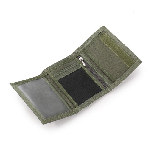 Mens Nylon Bifold Wallet Tactical