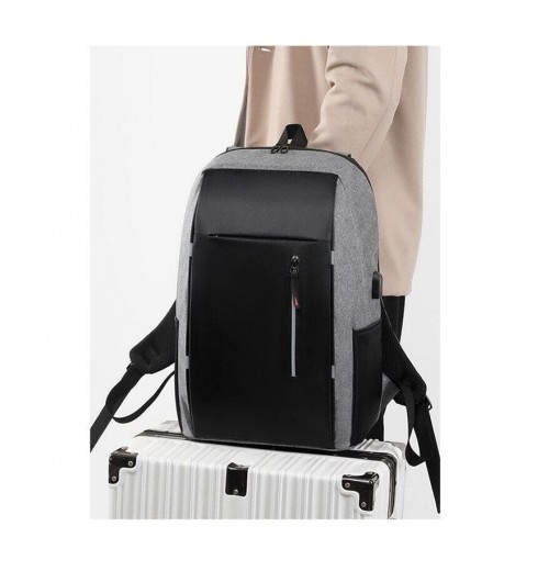 Backpack With USB And Secret Pockets