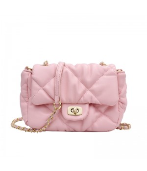 Quilted Flap Chain Shoulder Bag