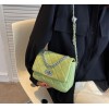 Crossbody Purse With Silver Chain Strap