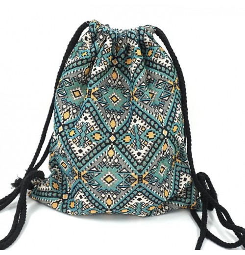 Boho Drawstring Backpack