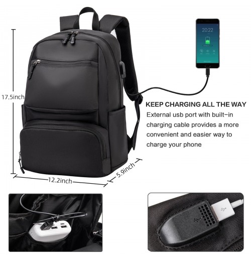 Multi Function USB Charging 14 Laptop Backpack