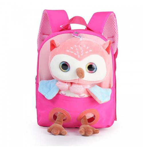 Plush Owl Backpack