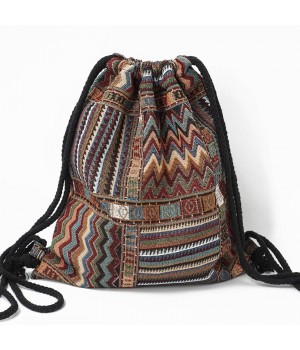 Boho Drawstring Backpack
