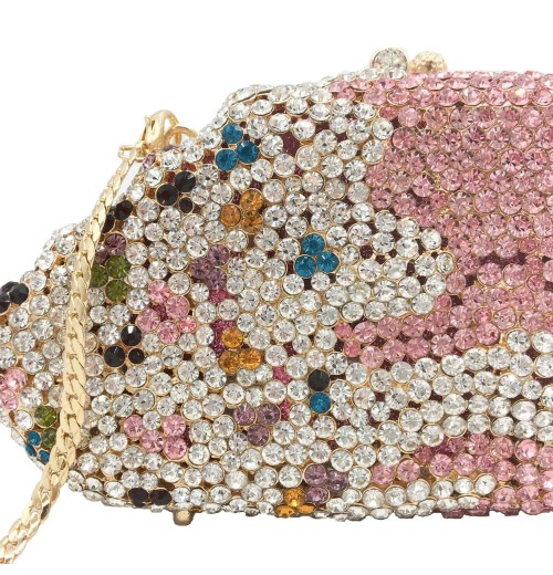 Rhinestone Ice Cream Purse