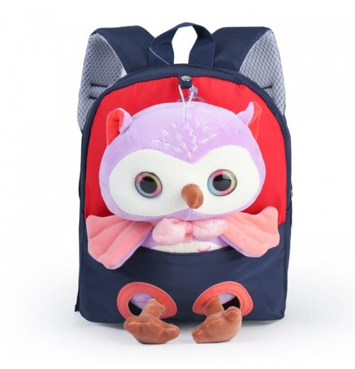 Plush Owl Backpack