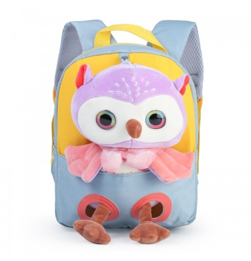 Plush Owl Backpack