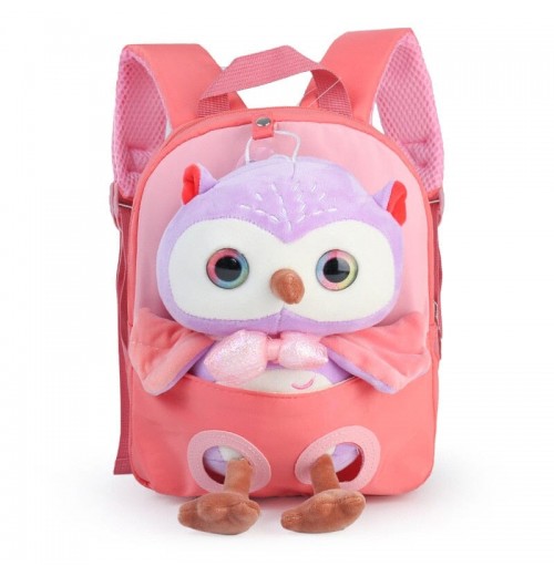 Plush Owl Backpack