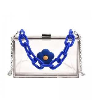 Clear Purse With Gold Chain