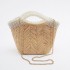 Straw Bag With Chain Strap