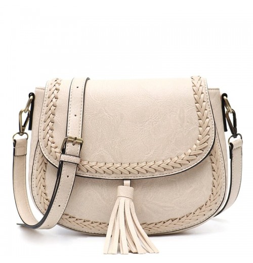 Boho Leather Crossbody Purse