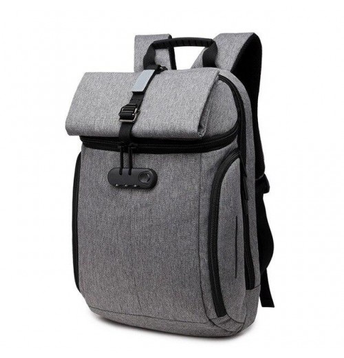 Roll Top Backpack With Lock MEILAN