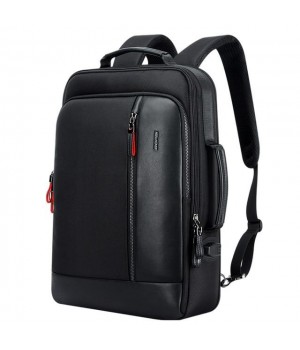 Black Anti Theft Backpack With USB