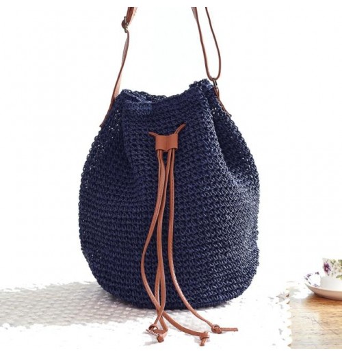 Straw Basket Bag With Tassels