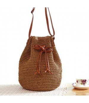 Straw Basket Bag With Tassels